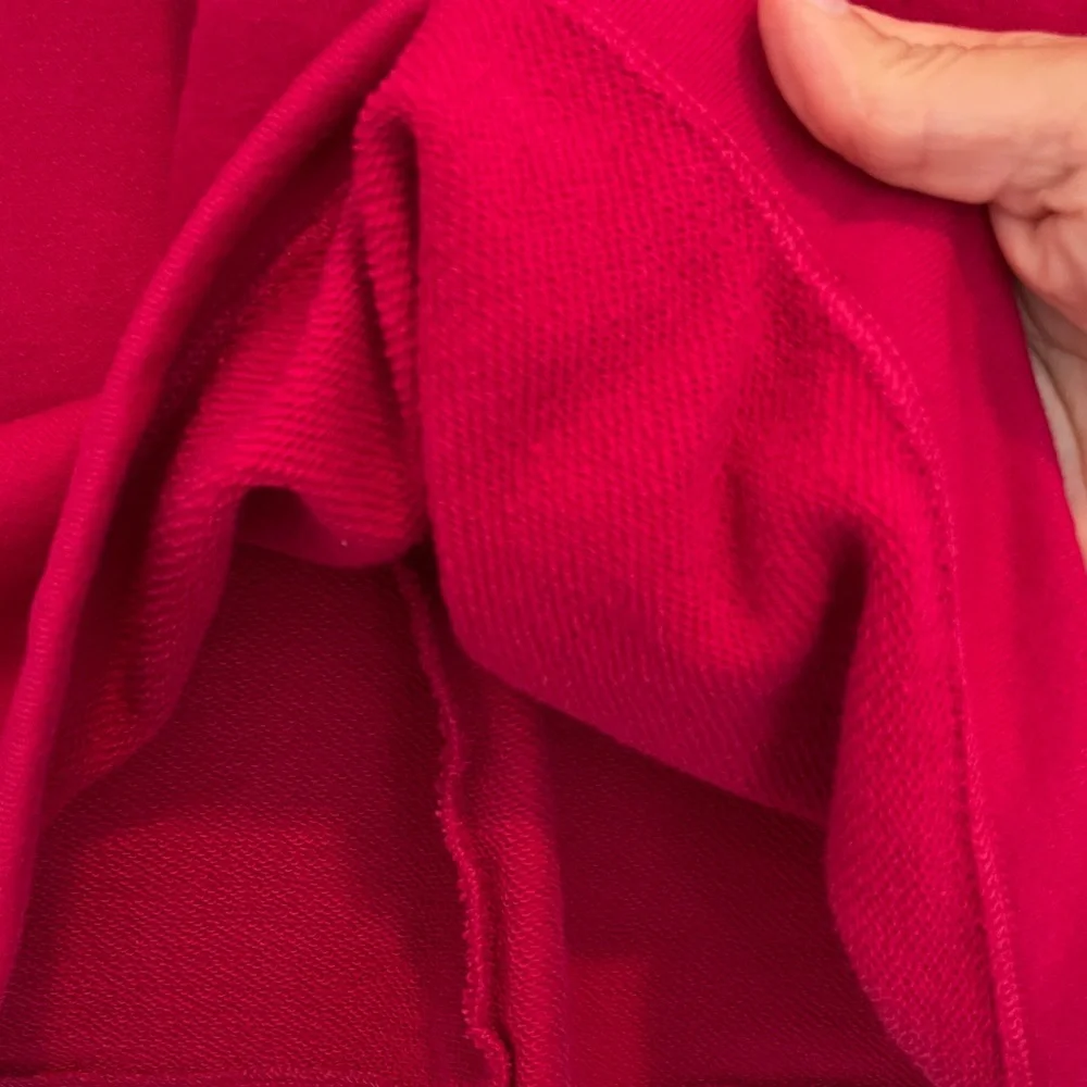 Free Assembly Dark Pink Short Sleeve Dress with Black Bow, M - Picture 4 of 9